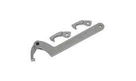 Adjustable C Spanner - Hook & Pin Wrench Set 4pc 51-121mm