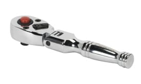 Ratchet Wrench Flexi-Head Stubby 1/4"Sq Drive