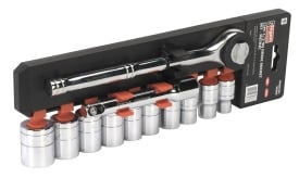 Socket Set 12pc 1/2"Sq Drive 6pt WallDrive® Metric