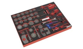 Tool Tray with Brake Service Tool Set 42pc
