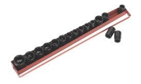 Impact Socket Set 16pc 1/2"Sq Drive Metric/Imperial
