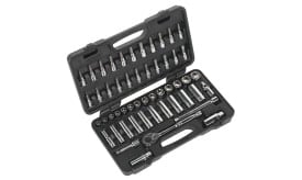 Socket Set 52pc 3/8"Sq Drive 6pt WallDrive® Metric