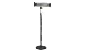 High Efficiency Carbon Fibre Infrared Patio Heater 1800W/230V with Telescopic Floor Stand