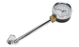 Twin Connector Tyre Pressure Gauge 0-220psi