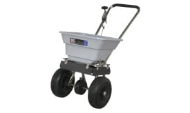 Stainless Steel Broadcast Salt Spreader 37kg Walk Behind