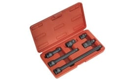 Impact Adaptor & Extension Bar Set 6pc 1/2"Sq Drive