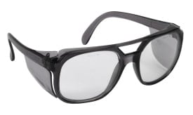 Safety Spectacles BS EN 166/F Black Frame