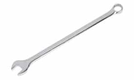 15mm chrome plated adjustable wrench with a polished finish, suitable for various mechanical tasks.