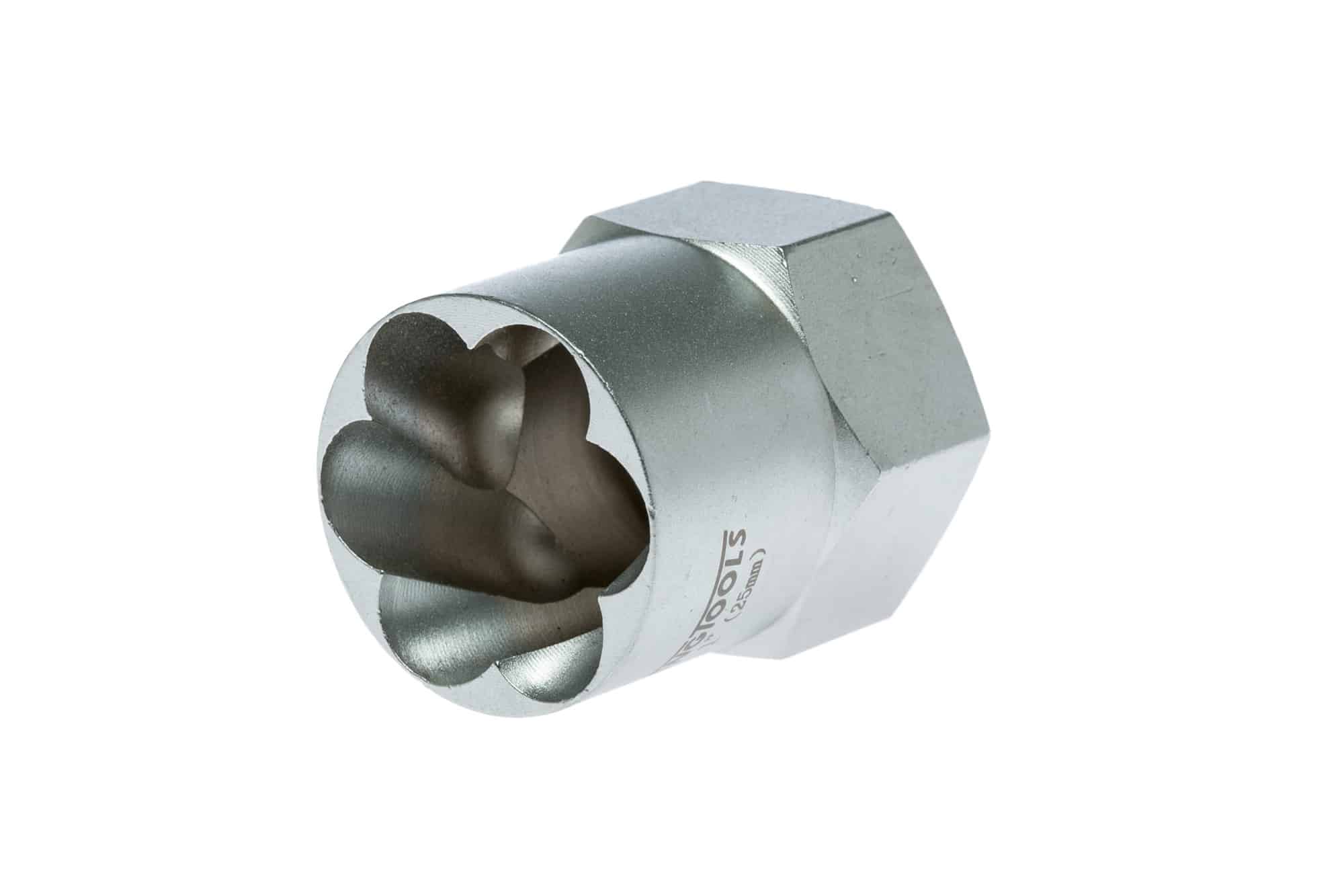 5-sided socket wrench tool made of durable metal, designed for efficient fastening and loosening of bolts and nuts.