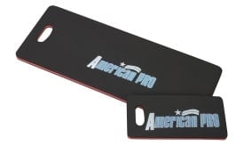 American PRO exercise mats set featuring two sizes, designed for comfort and stability during workouts, ideal for fitness enthusiasts.