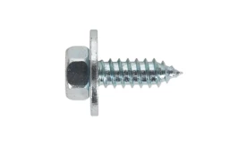Acme Screw with Captive Washer #14 x 3/4" Zinc Pack of 100