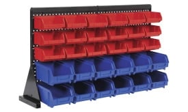 Bin Storage System Bench Mounting 30 Bins