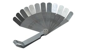 Feeler Gauge 12 Blade Offset - Dual Marked