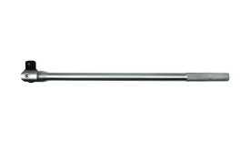Durable ratchet handle tool with a long shaft and textured grip, ideal for various mechanical tasks and repairs.