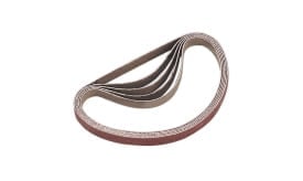 High-quality sanding belt designed for power tools, ideal for smoothing surfaces and finishing wood and metal projects.