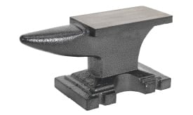 Heavy-duty blacksmith anvil with a smooth surface and robust design, ideal for metalworking and forging tasks.