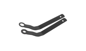 Black bicycle chain tool set featuring two durable wrenches for effective maintenance and repair of bike chains.