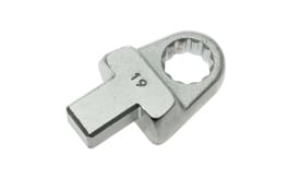 19mm cross wrench socket tool designed for automotive and mechanical applications, featuring a durable metal construction.