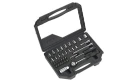 Socket Set 36pc 1/4" & 3/8"Sq Drive 6pt Metric