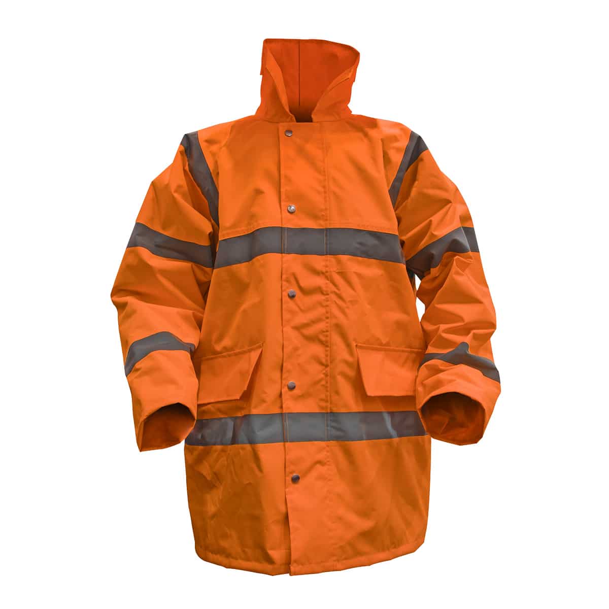 Hi-Vis Orange Motorway Jacket with Quilted Lining - XX-Large - Triace