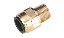 15mm x 1/2"BSPT Brass Straight Adaptor