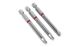 Power Tool Bits Phillips #3 Colour-Coded S2 75mm 3pc