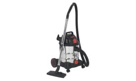 Vacuum Cleaner Industrial 20ltr 1400W/230V Stainless Drum Auto Start