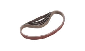 High-quality sanding belt designed for power tools, featuring multiple grits for efficient sanding and finishing tasks.