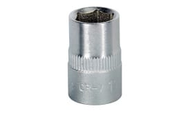 1/2 inch drive socket tool made from chrome vanadium steel, suitable for various mechanical applications.