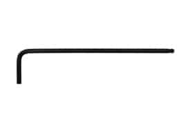 Black 10mm Allen key tool, essential for hex screw fastening, made from durable steel for effective use in various applications.