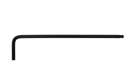 Black 10mm Allen key tool, essential for hex screw fastening, made from durable steel for effective use in various applications.