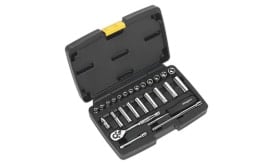 Socket Set 26pc 1/4"Sq Drive 6pt WallDrive® Metric