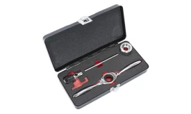 Bi-Directional Ratchet Tap & Die Holder Set 5pc
