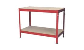 Workbench 1.2mtr Steel Wooden Top