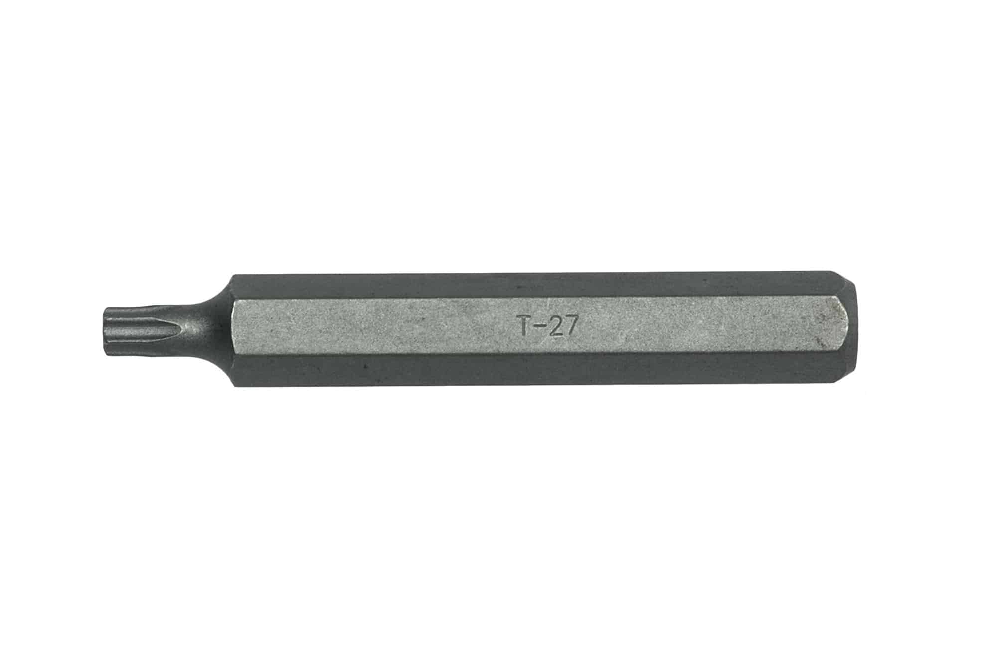 T-27 hex bit tool for screw fastening, ideal for various applications in DIY and professional settings.