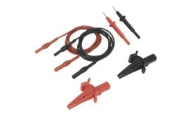 Automotive Test Lead & Crocodile Clip Set 6pc