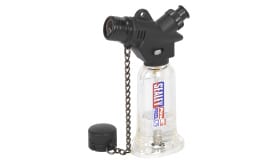 Sealey Power Products butane torch with adjustable flame and safety lock, ideal for various applications.