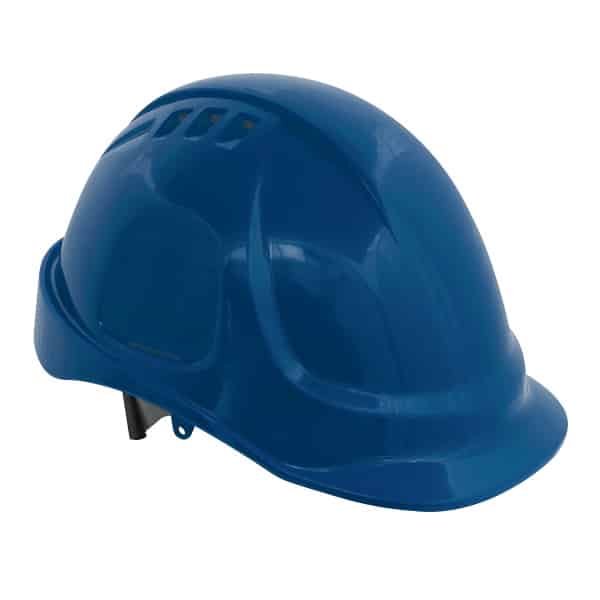 Plus Safety Helmet - Vented (Blue) - Triace