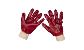 General Purpose PVC Gloves Knitted Wrist (Large) - Pair