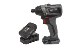 Sealey 18V cordless impact driver with battery pack, featuring ergonomic design and powerful performance for various applications.