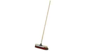 Heavy-Duty Broom with Scraper 16"(405mm) Stiff/Hard Bristle